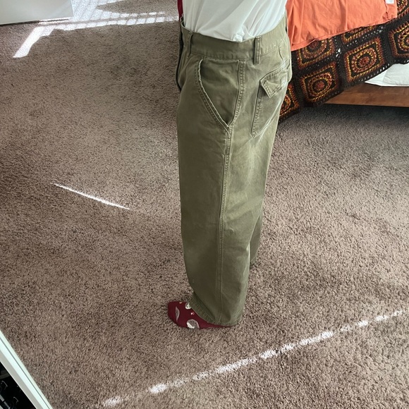 Van Heusen Dark Beige Khaki Pants 34x30 - Picture 3 of 4